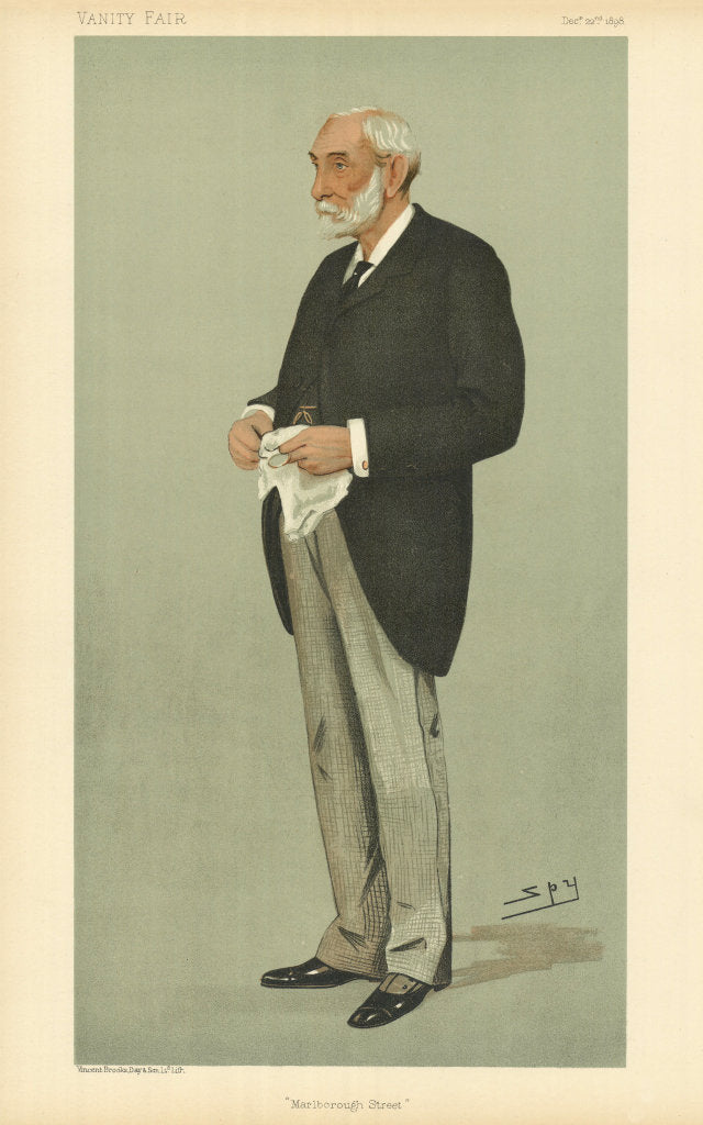 VANITY FAIR SPY CARTOON James Lennox Hannay 'Marlborough Street' Police Law 1898